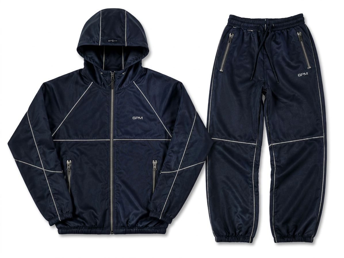 6PM Seoul Tracksuit — Navy