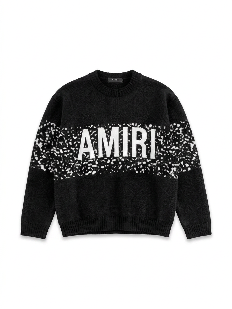 AMIRI Bandana Knit Crew