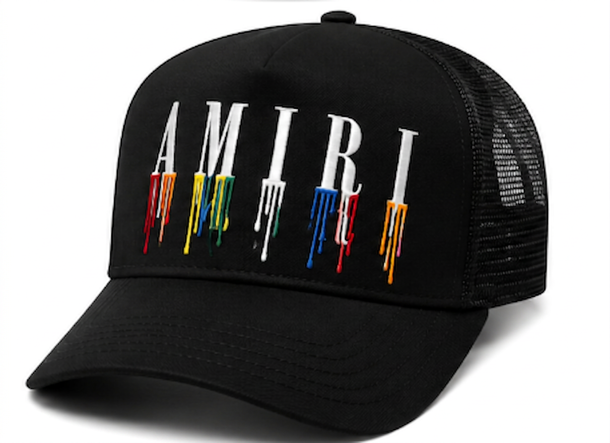 AMIRI Trucker Cap — Multicolor Logo