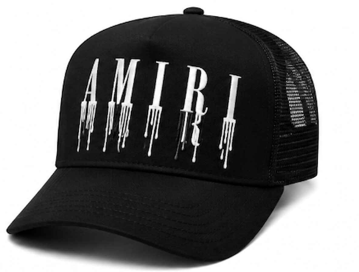 AMIRI Trucker Cap — White Logo