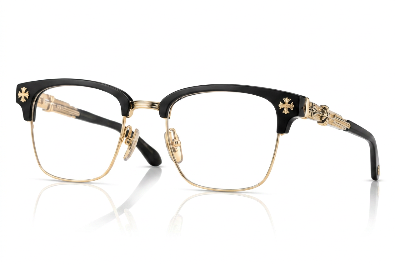 Chrome Hearts Optical Glasses — Gold
