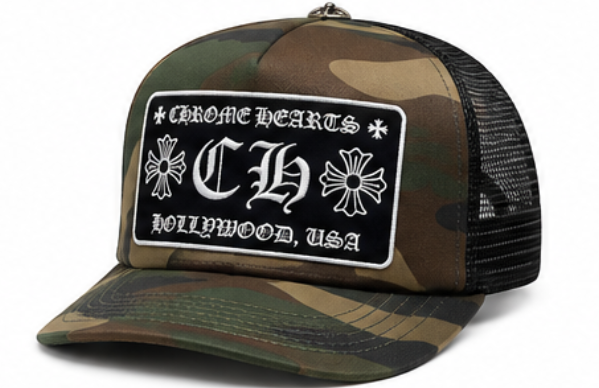 Chrome Hearts Trucker Cap — Camo