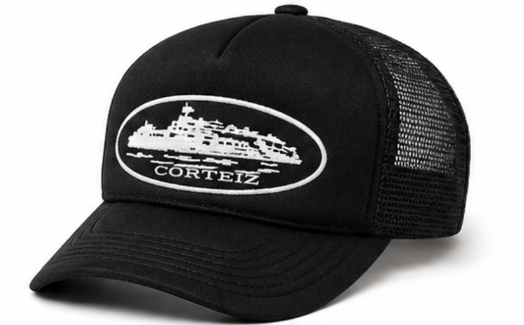 Corteiz Alcatraz Trucker — Black