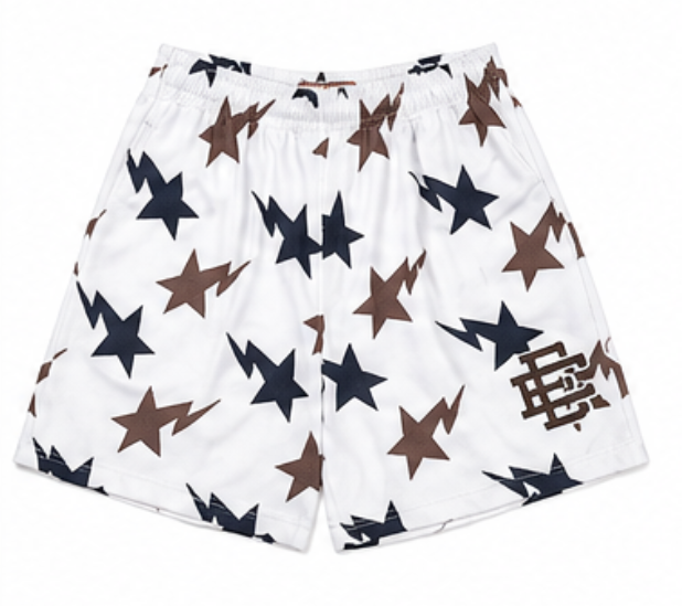 Eric Emanuel Mesh Shorts — Stars