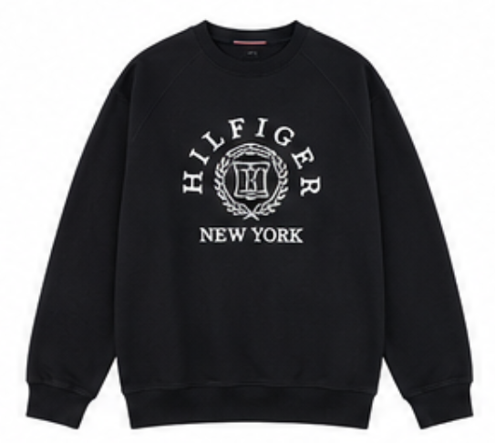 Tommy Hilfiger New York Crew — Black
