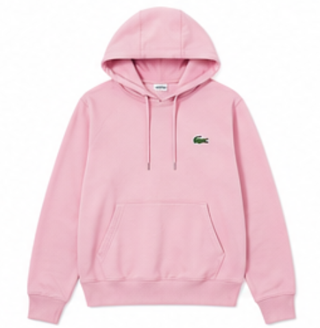 Lacoste Pullover Hoodie — Pink