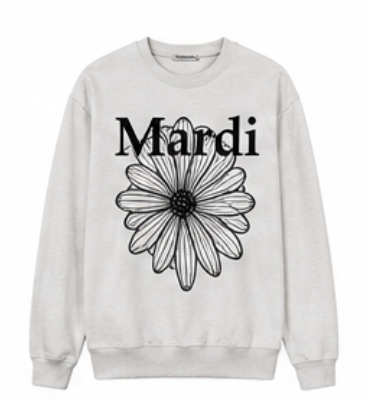 Mardi Mercredi Daisy Crew — Cream