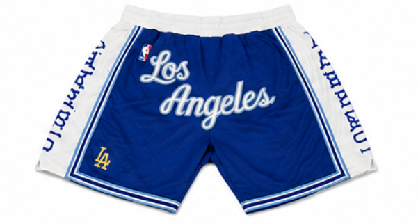 Lakers City Edition Shorts — Blue
