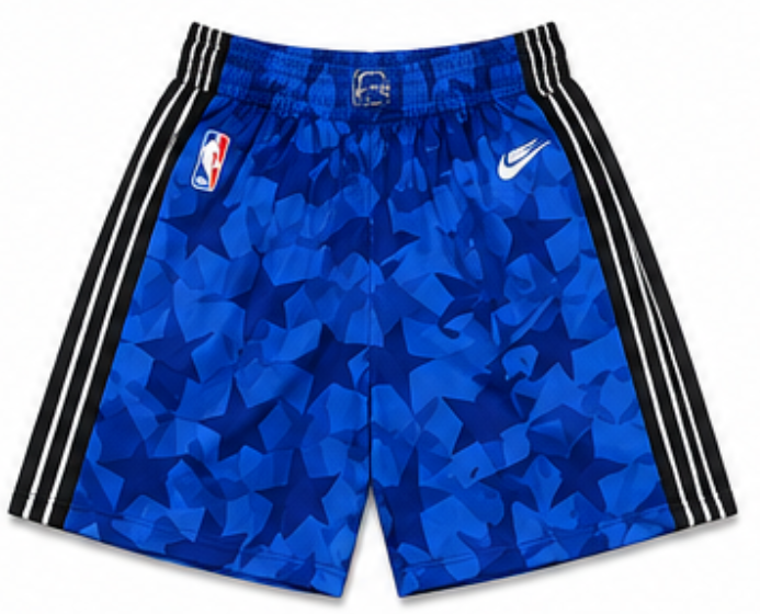 Orlando Magic Pinstripe Shorts — Blue