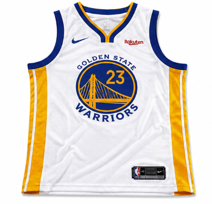 Warriors Curry #30 Jersey — White