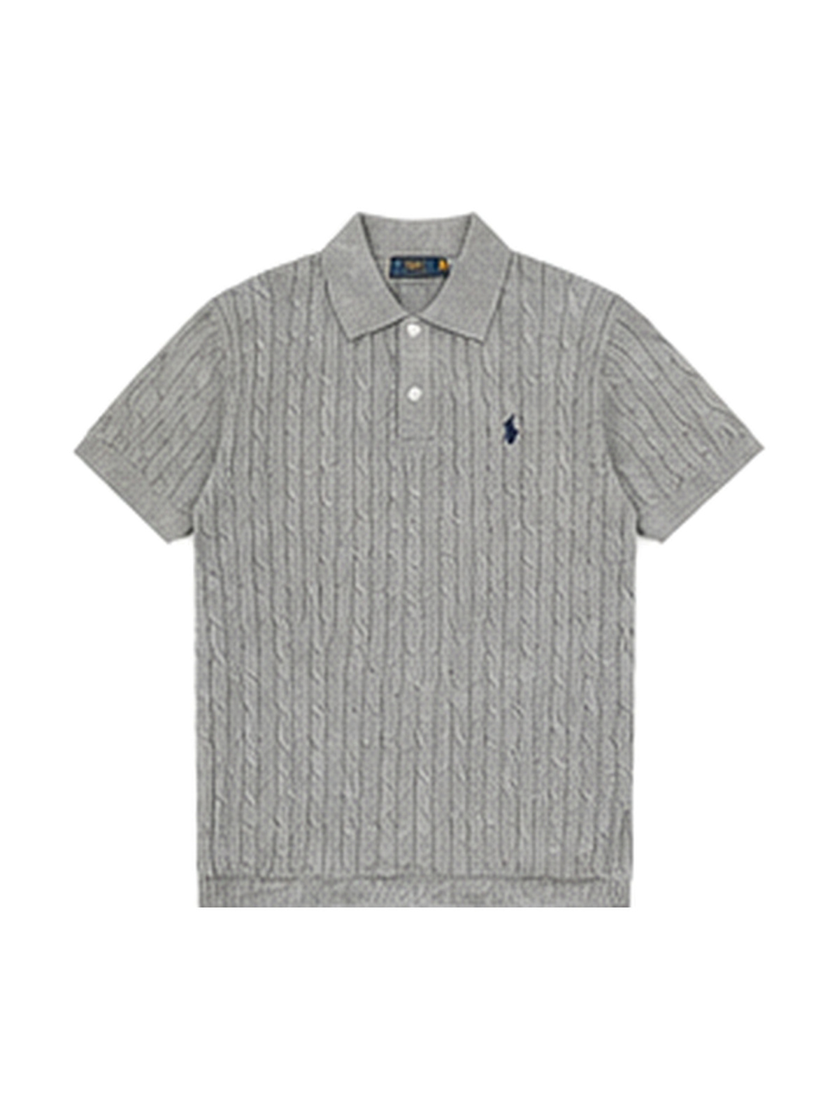 Polo Ralph Lauren Cable Polo — Grey