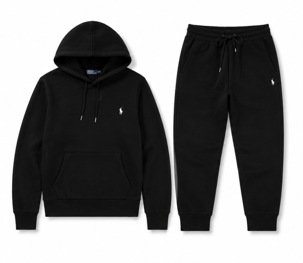 Polo Ralph Lauren Tracksuit Set — Black