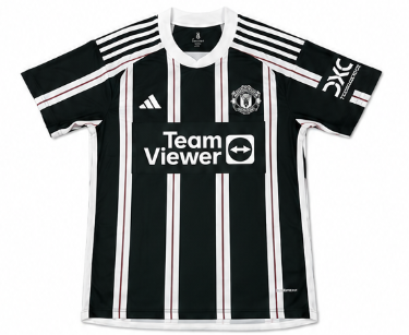 Manchester United Away Jersey — Black and white
