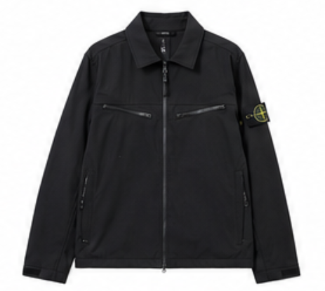 Stone Island Overshirt — Black