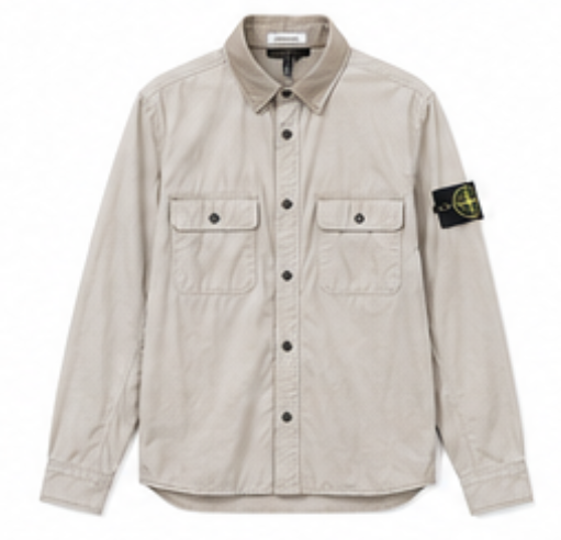 Stone Island Overshirt — Cream