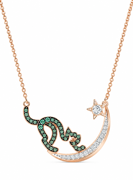 Swarovski Evil Eye Necklace — Gold